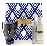 Invictus Victory ELIXIR by Rabanne 3.4oz Parfum&10ml EDT+5.1oz Deo Spray New SET