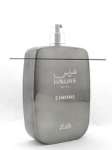 HAWAS for Him CHROME by Rasasi Eau de Parfum Spray for Men 3.38 oz. NO BOX NO Top Lower Fragrance Level