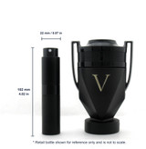 Travel Spray: Paco Rabanne INVICTUS VICTORY ABSOLU Parfum Intense Refillable Spray 0.27 oz./ 8 ml.