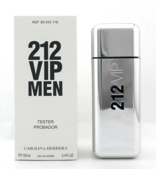 212 VIP Men by Carolina Herrera Eau de Toilette Spray 100 ml./ 3.4 oz. New Tester
