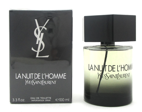 La Nuit De L'Homme by Yves Saint Laurent 3.3 oz. Eau de Toilette Spray for Men. New In Box