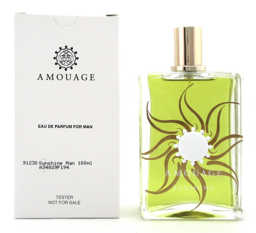 Sunshine Cologne by Amouage 3.4 oz.Eau de Parfum Spray for Man. New Tester No Cap