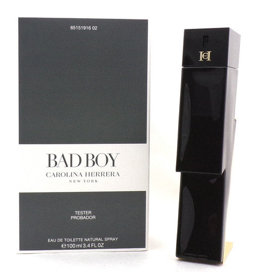 Bad Boy by Carolina Herrera 3.4 oz./100 ml. Eau de Toilette Spray for Men. New Tester