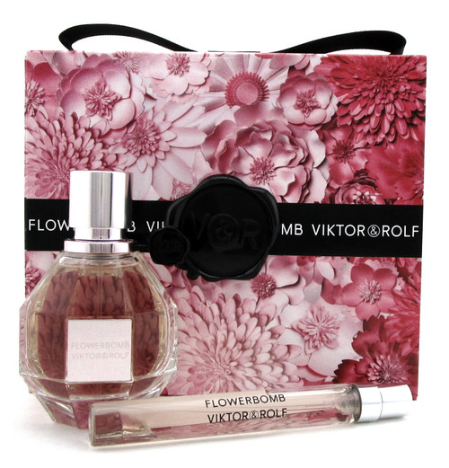 Flowerbomb by Victor & Rolf 1.6oz.+10ml. Eau de Parfum Spray. New Set for Women