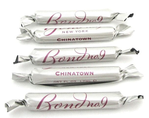 Bond No.9 Chinatown 1.7 ml EDP Sample Spray Lot of 5 Vials for Women. New in Bag