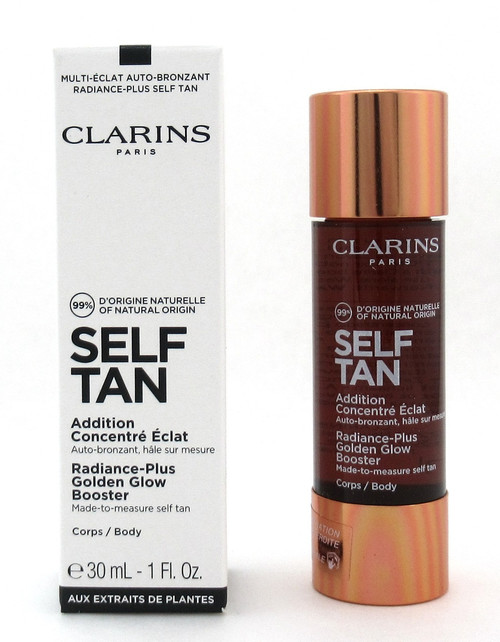 Clarins Self Tan Radiance-Plus Golden Glow Booster for Body 30 ml./1.0 oz. New Tester