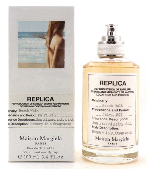 Replica Beach Walk by Maison Margiela 3.4 oz. EDT Refillable Spray for Women. New in Box