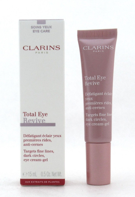Clarins Total Eye Revive Eye Cream Gel 15 ml./ 0.5 oz. New