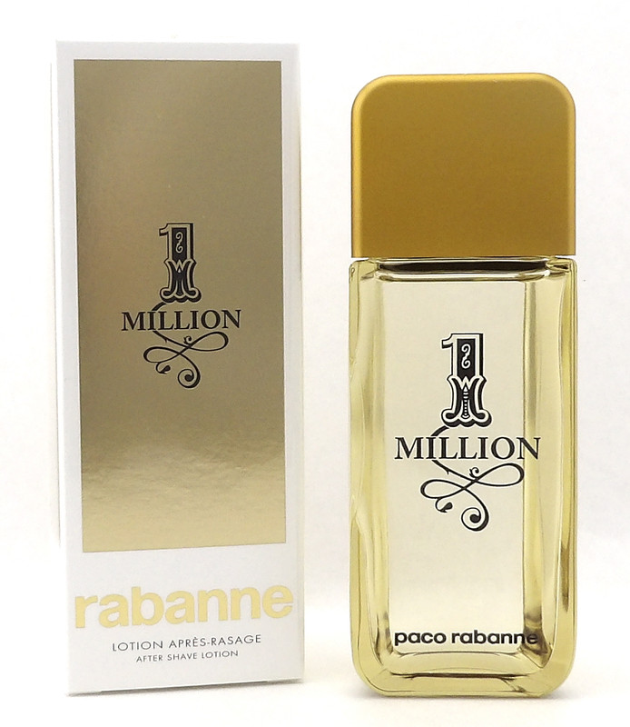 1 Million by Rabanne After Shave Lotion Splash for Men 3.4 oz. New