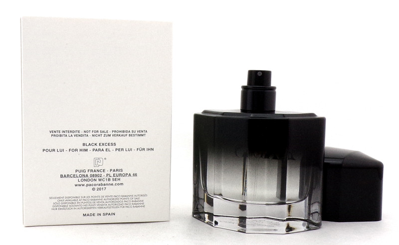Black XS by Paco Rabanne 3.4 oz. Eau de Toilette Spray for Men