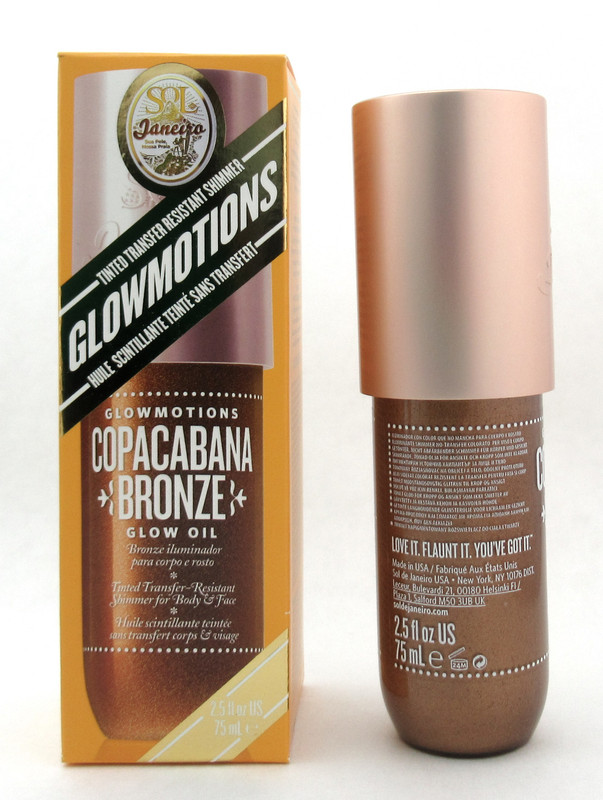 Sol de Janeiro Glowmotions Copacabana Bronze Glow Oil Shimmer Body & Face 2.5 oz./ 75 ml. New