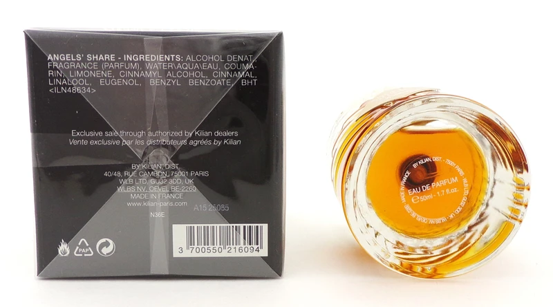 Angels Share by Kilian 1.7 oz. EDP REFILLABLE Spray Unisex New