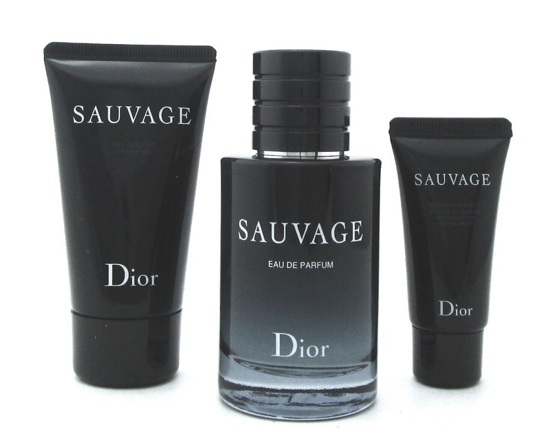 Dior Sauvage 2.0 oz EDP Spray+ 1.7 oz Sh/Gel+ 20 ml