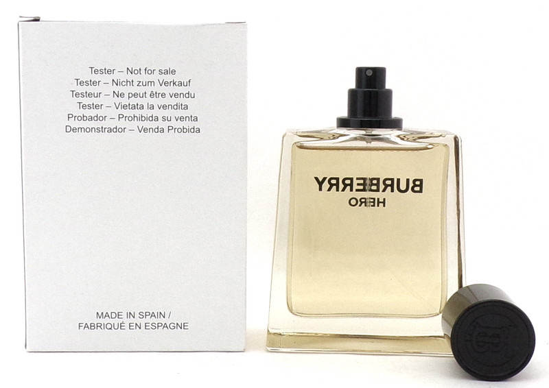 Burberry Hero 3.3 oz./100 ml. Eau de Toilette Spray for Men New Tester