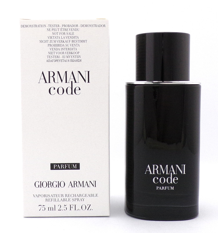 Armani Code by Giorgio Armani 75 ml./ 2.5 oz. PARFUM REFILLABLE