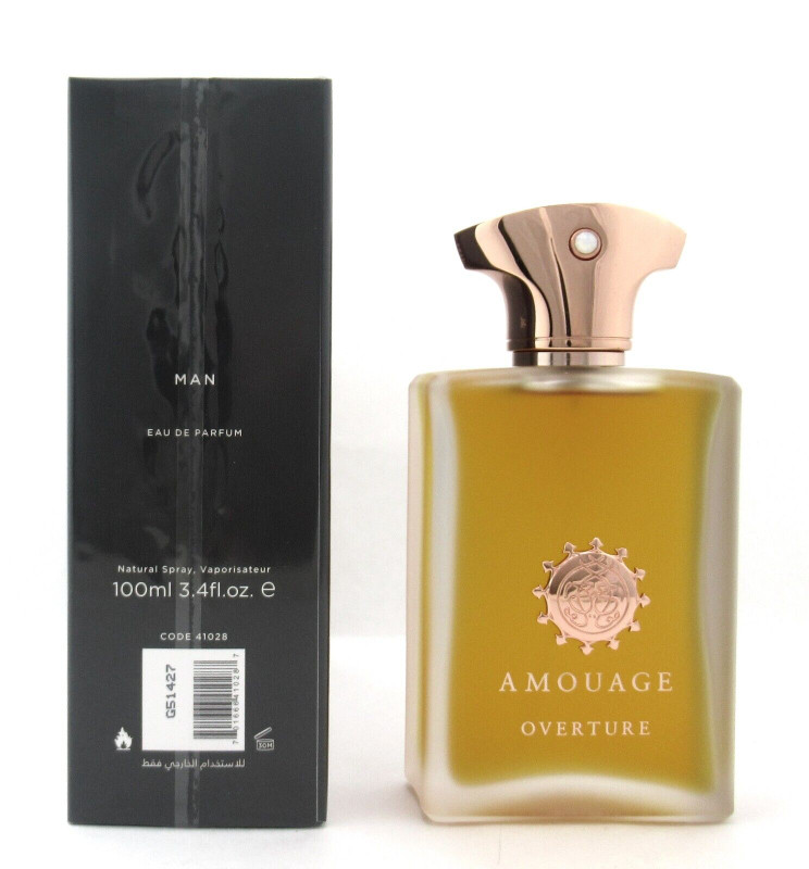 Amouage OVERTURE Man 3.4 oz./ 100 ml. Eau de Parfum Spray New
