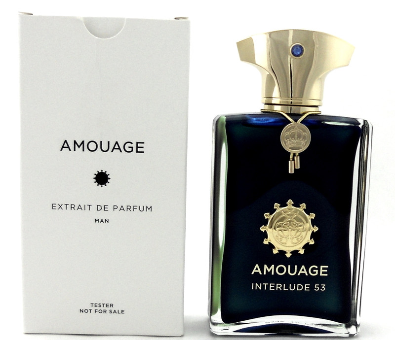 Amouage INTERLUDE 53 Man Extrait de Parfum Spray 100 ml./ 3.4 oz. New TESTER with Cap