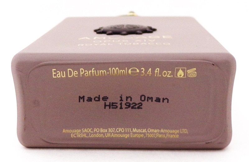 AMOUAGE OPUS XIV ROYAL TOBACCO 3.4 oz. Eau de Parfum Spray Unisex New NO BOX