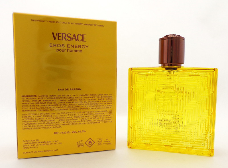Versace Eros ENERGY Pour Homme 100 ml./3.4 oz. EDP Spray New in
