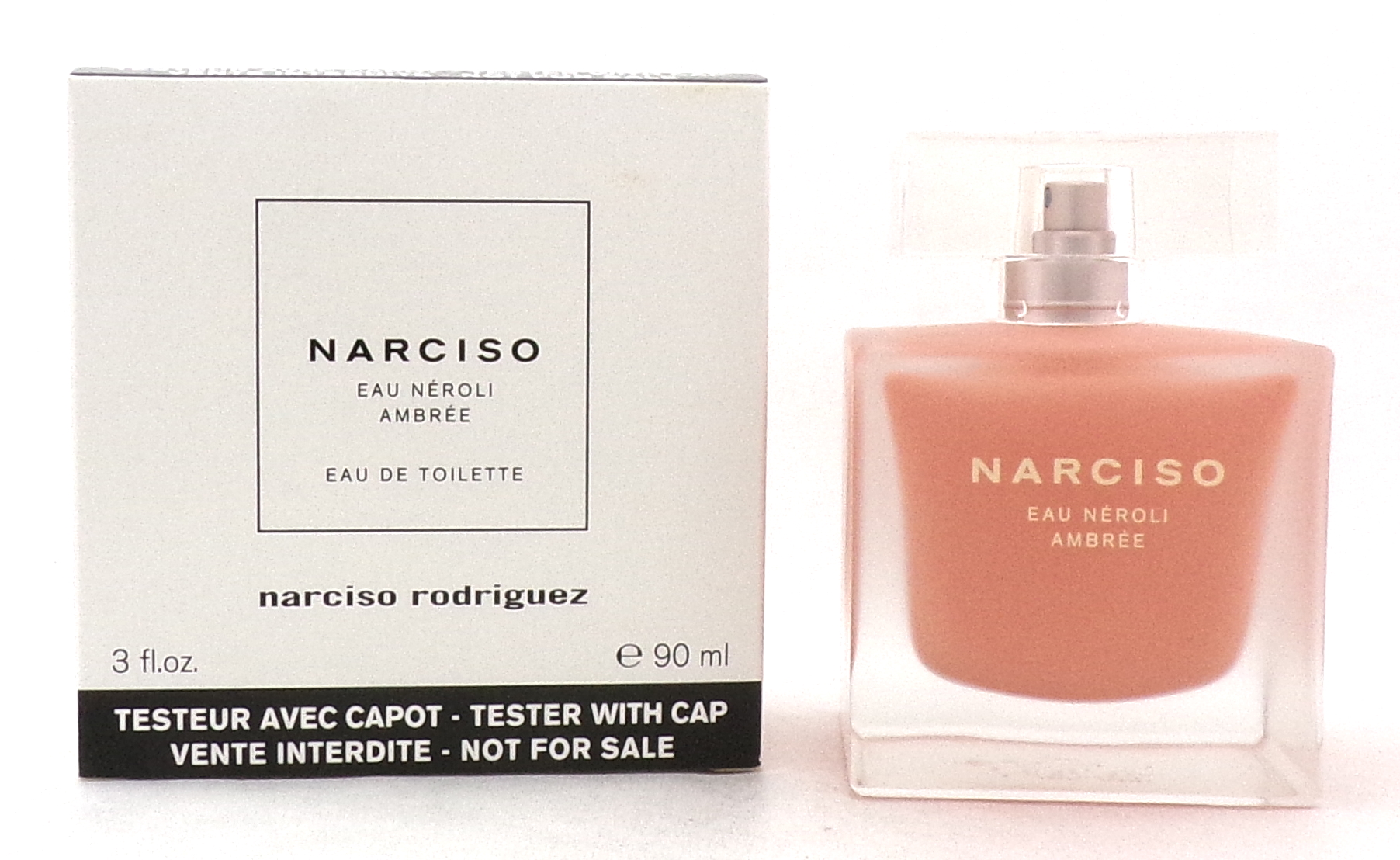 Narciso Eau Neroli Ambree by Narciso Rodriguez 3.0 oz EDT Spray for Women.  New Tester w/Cap -  -FREE SHIPPING* From An  Independent Seller of 100% Authentic Brands Since 2006 (*standard shipping