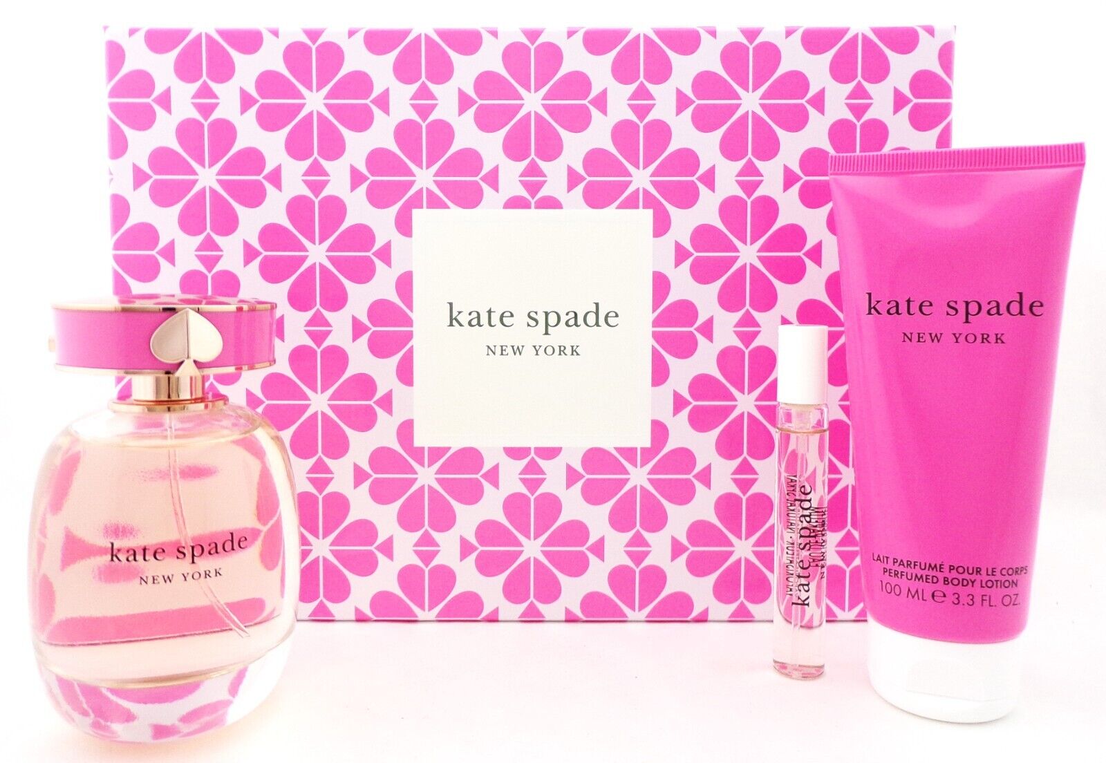 Kate Spade NEW York 3 pcs Set 3.3 oz. EDP +0.25 oz. EDP +