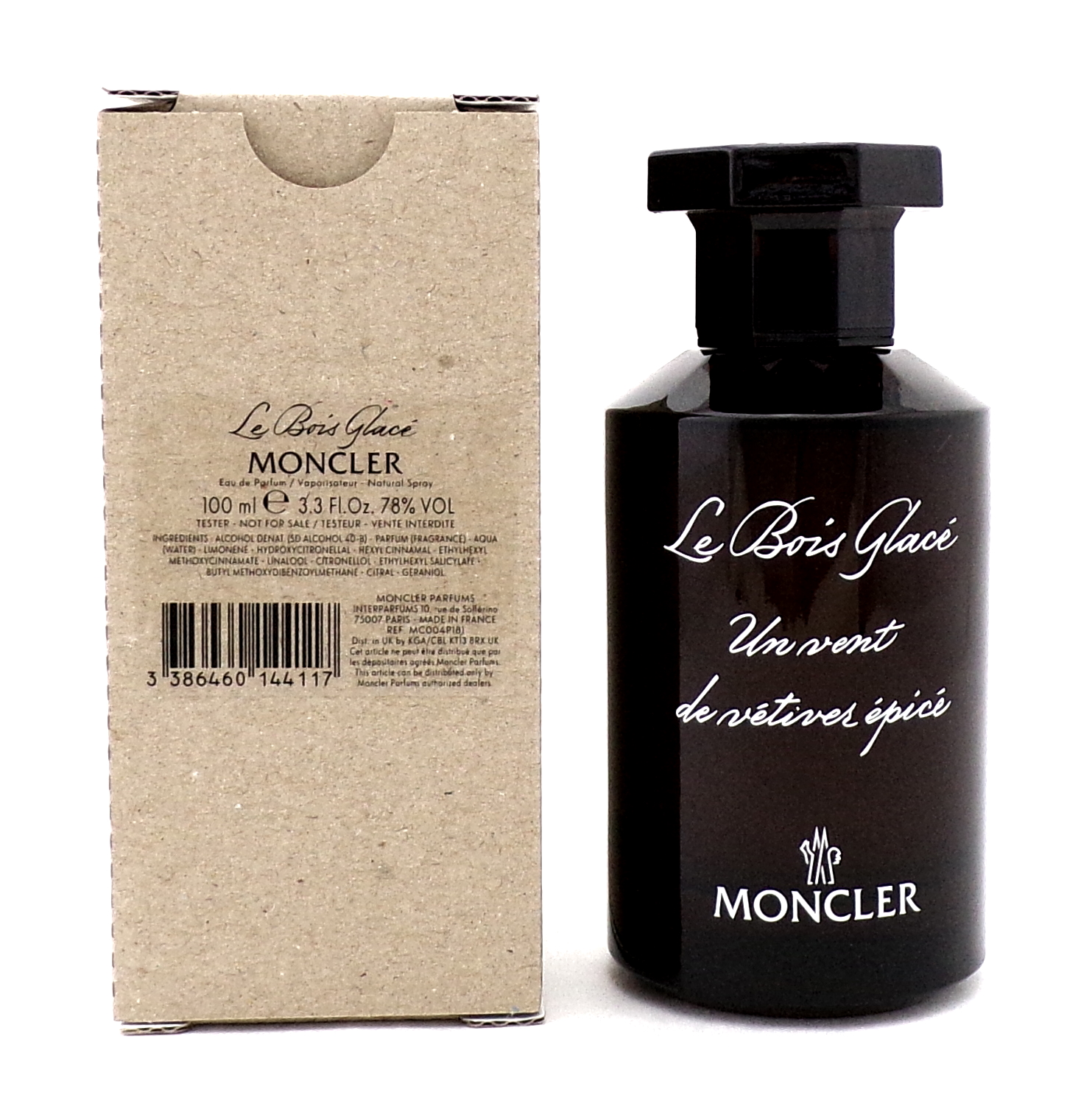 MONCLER Le Bois Glacé 男性用香水 Black Le Bois Glacé 3.3 Fl.Oz. - Perfumes for Men | Moncler US