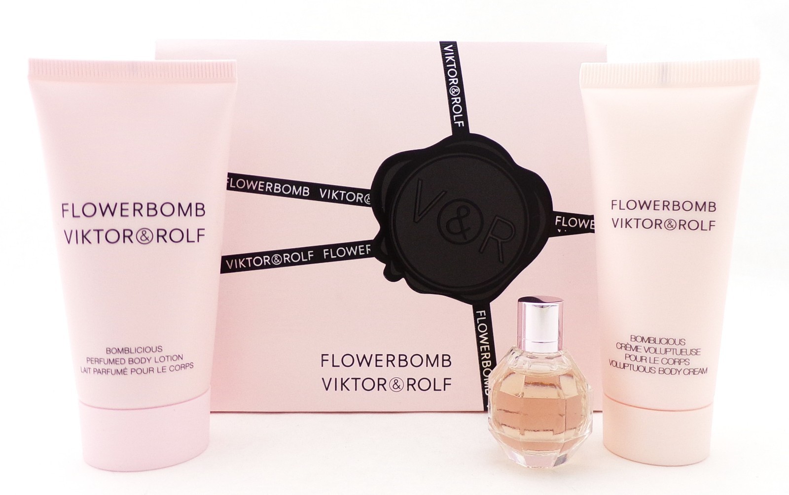 Flowerbomb by Viktor & Rolf Mini Set for Women: 0.24 oz. Eau de
