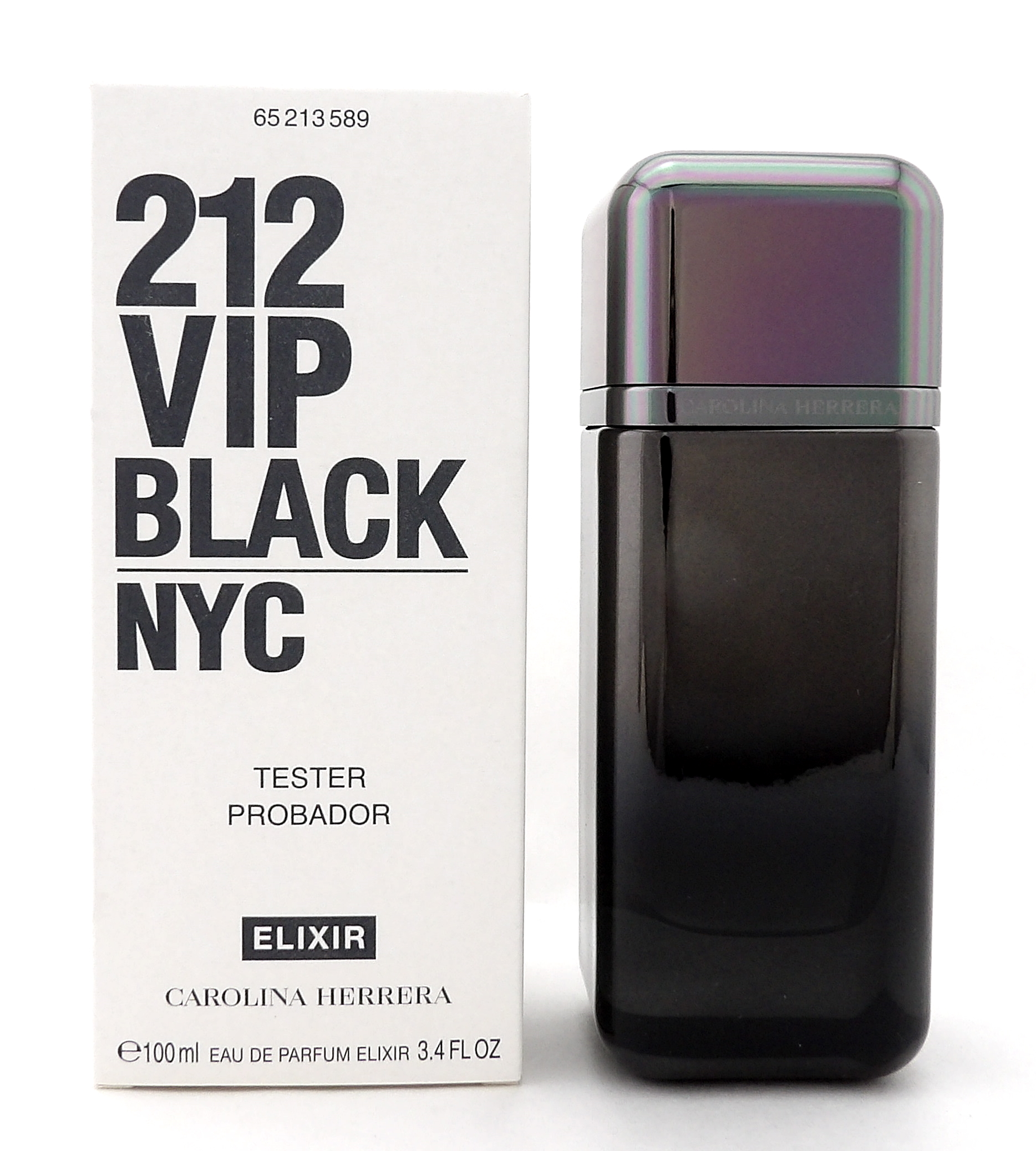 212 VIP Black ELIXIR by Carolina Herrera 3.4 oz EDP Spray for Men