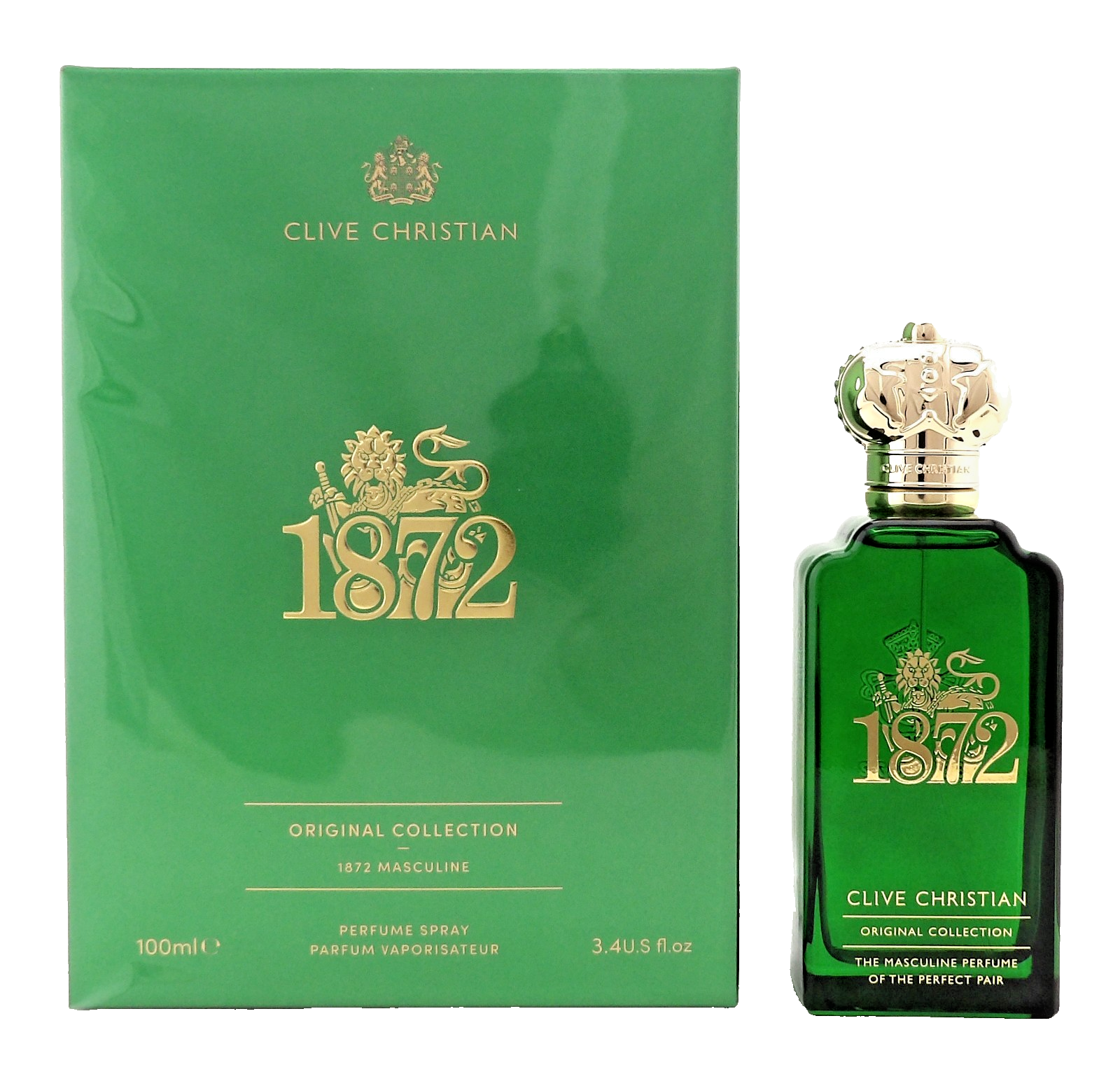 Clive Christian 1872 Masculine 3.4 oz. Perfume Spray for Men. New
