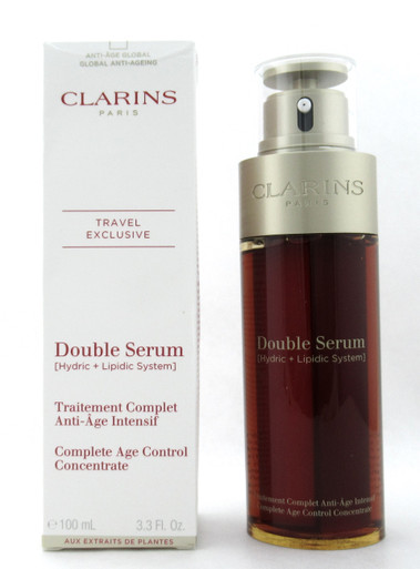 Clarins Double Serum Complete Age Control Concentrate 3.3 oz. New ...