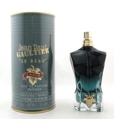 Jean Paul Gaultier Le Beau 2.5 oz EDP INTENSE Spray for Men Slightly ...