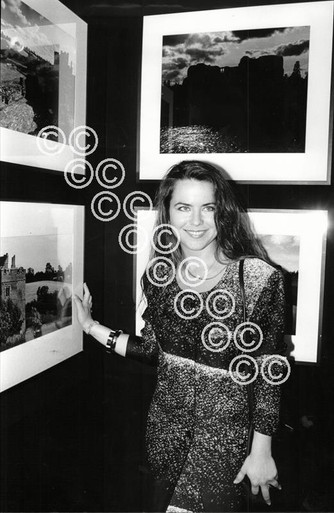 34873094-Actress Koo Stark with her photographs at her exhibition ...