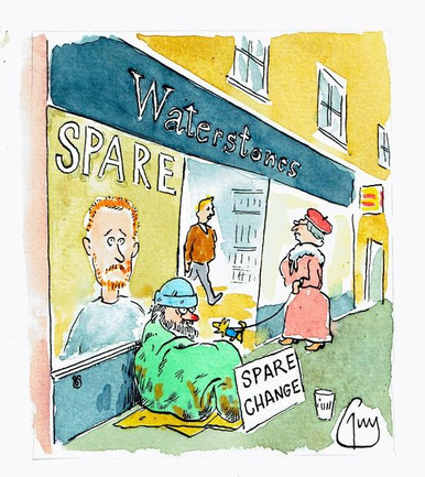 39651442-Guy Venables cartoon. - Spare, Spare change Prince Harry Book ...