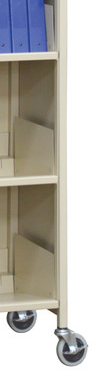 VERSA RACK 3 SHELF - CABINET STYLE - BEIGE - Scot-Med LLC.