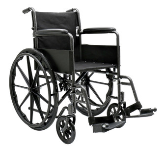 DynaRide S2 Wheelchair-18x16inch Seat w/ Detach Full Arm FR, 1PC/CS