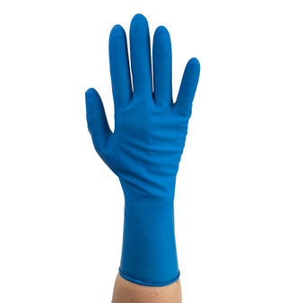 High Risk Latex Exam Glove, Powder Free - M  15mil, 10/50/CS