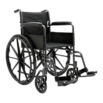 DynaRide S1 Wheelchair-18x16inch Seat w/ Fixed Full Arm FR, 1PC/CS