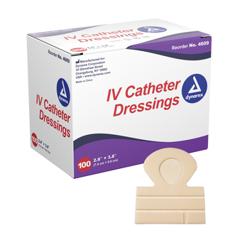 catheter dressing hold IV blood