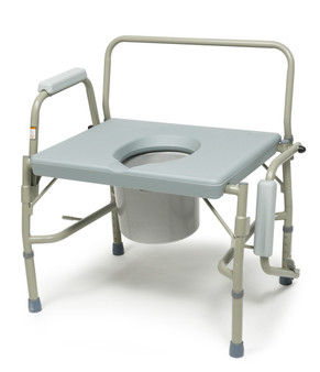 COMMODE DROP ARM X-WIDE IMPERIAL COL, LUMEX