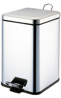 WASTE RECEPTACLE, 21QT, SS GRAFCO, STAINLESS STEEL #410