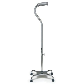 QUAD CANE SMALL BASE ALUMINUM LUMEX