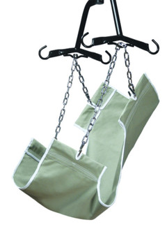 CANVAS 1-PIECE SLING (WITH COMMODE OPENING)