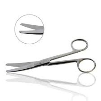 Operating Scissors Curved 6" Blunt/Blunt