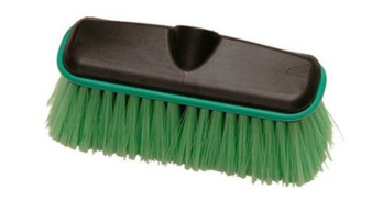 Chemical Resistant Flo-Thru Decon Brush 10", EA