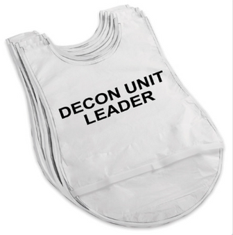 Decon Team Disposable Vests, EA