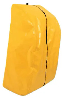 SCBA YELLOW STORAGE BAG WITH ZIPPER AND MASONITE 29"HX14"WX12"D