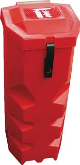 FLAT TOP FIRE EXTINGUISHER CABINET ONE 10 LBS 10.25" w x 25" H x 10.75" D