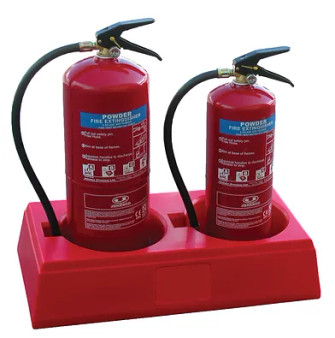 DBL EXTINGUISHER STAND (2) 10-20 LB BOTTLE