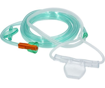 ADULT 10FT ETCO2 ORAL-NASAL CANNULA ASSEMBLY WITH FITS-ALL & REFLECTIVE CONNECTOR, EA