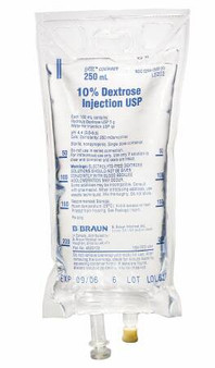 Dextrose IV Solution  10% 250ml cs/24